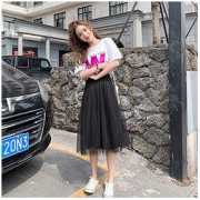 紫篇 ZP2019 女士网纱半身裙 19.9元包邮（需用券）