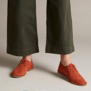 限UK3码，Clarks 其乐 19年新款 Erin Weave 女士 英伦休闲 系带真皮单鞋