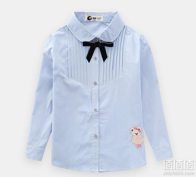 binpaw女童长袖衬衫
