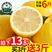 王小二 黄柠檬 6斤 13.8元
