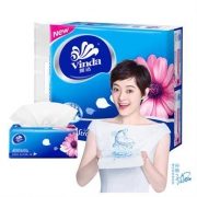 维达(Vinda) 抽纸 超韧系列软抽3层120抽*10包纸巾（中规格） *4件