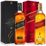 尊尼获加 Johnnie Walker 黑方+红方 苏格兰威士忌 700ml*2瓶 235元8日0点抢 限前1小时