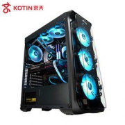 KOTIN 京天 台式机电脑主机（i5 9600k、8GB、240GB、B360、GTX1050Ti）