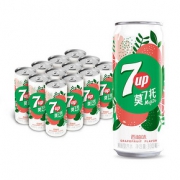 7喜莫7托西柚味碳酸饮料330ml*12罐百事出品