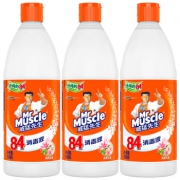 凑单品：威猛先生 84消毒液 清新花香 500g*3瓶 11.8元