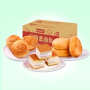 百乐芬 手撕面包 750g 19.9元