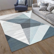 京东PLUS会员： 佳佰 三角形-3 北欧简约几何地毯 140*200cm +凑单品