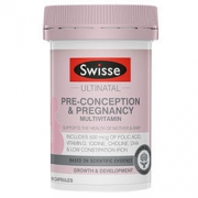 Swisse 孕妇维生素 孕妇叶酸+DHA复合维生素 60粒/瓶 *2件