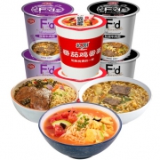 和厨 番茄鸡蛋面*2杯+私房牛肉面*2杯+酸菜牛肉面*2杯 组合6杯 27.9元包邮（需用券）