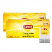 Lipton 立顿 黄牌红茶茶包 25包*2盒