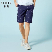 Semir 森马 男款印花休闲短裤