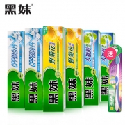 黑妹 牙膏160g*6支 21.8元包邮