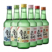 好天好饮韩国原装进口清酒果味烧酒360ml*6瓶装 券后69元包邮