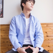 Obutlthen 欧比森 OBS6801 男士牛津纺衬衫 9.9元包邮(需用券)
