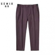 Semir 森马 男士修身西装长裤
