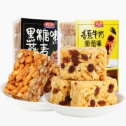 500g沙琪玛香蕉牛奶黑糖味整箱