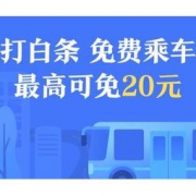 移动专享：京东 打白条免费乘车