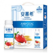 伊利 安慕希高端颗粒酸奶草莓燕麦口味200g*10瓶