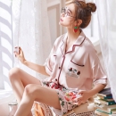 短袖纯棉薄款男女家居服两件套