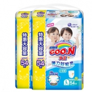 GOO.N 大王 维E系列短裤式柔软纸尿裤 L 54片*2包 156元包邮（合78元/件）