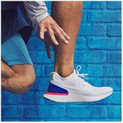限尺码:NIKE 耐克 EPIC REACT FLYKNIT 白色 跑鞋
