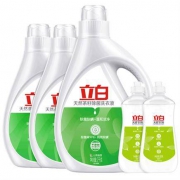 立白洗衣液 天然茶籽除菌除螨洗衣液套装 9斤装*2件