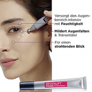 15mlx2件，L'Oréal Paris 巴黎欧莱雅 复颜玻尿酸水光充盈导入眼霜