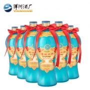 洋河大曲 老天蓝 38度 浓香型白酒 500ml*6瓶