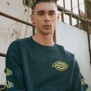 Dickies 帝客 DK006460 男款胸口logo印花圆领卫衣 *2件 278.5元包邮（双重优惠，合139.25元/件）