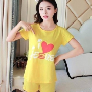 Bejirog 北极绒 女士纯棉家居服两件套