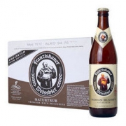 进口啤酒 Franziskaner范佳乐（教士）小麦啤酒500ml*20瓶 整箱装 经典德啤 麦香浓郁 *2件
