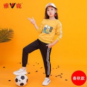 雅鹿 女童 卫衣 运动套装