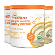 88VIP：HAPPYBABY 禧贝 混合谷物米粉 3段 198g 3盒装 *4件 237.78元包邮（合59.45元/件）