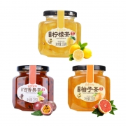 花圣 蜂蜜柚子茶 柠檬茶 百香果蜜茶 238g*3瓶 18.9元（需用券）