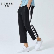 Semir 森马 19-039271207 男士条纹休闲长裤
