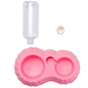 疯狂的小狗 宠物食盆 粉色南瓜款 350ml 送水瓶 4.9元包邮（需用券）