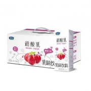 君乐宝 超酸乳葡萄味乳味饮料 250ml*12盒