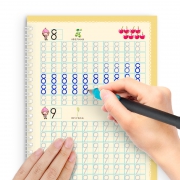 卡尔贝比 儿童练字帖 凹槽 描红 20本 送笔杆 笔芯 握笔器  券后14.9元