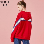 Semir森马 019160278 女士连帽卫衣