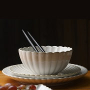 京樱 窑变白钧 一人食五件套 19.9元包邮（需用券）