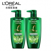 欧莱雅 茶树精油洗发水 500ml*2瓶+护发素200ml 67.9元包邮