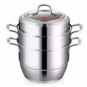 2日8点：COOKERKING炊大皇304不锈钢蒸锅26cm