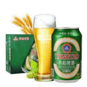 青岛啤酒（Tsingtao）经典11度330ml*24听 整箱装 口感醇厚（新老包装随机发放） *3件