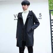 Kacelsy 男士 中长款 风衣外套