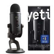 录音棚级、三振膜阵列：Blue yeti 雪怪 USB电容麦克风