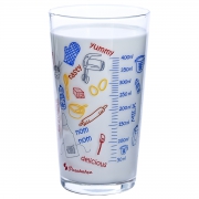 pasabahce 帕莎帕琦 印花玻璃杯 带刻度  券后29元