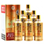 茅台 茅台王子酒 酱香经典 白酒 53度 500ml*6瓶 1398元包邮（双重优惠）