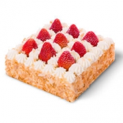 京东PLUS会员：Best Cake 贝思客 草莓拿破仑水果蛋糕 1.2磅