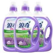 88VIP：LONKEY 浪奇 除菌薰衣草洗衣液 2kg*3瓶 *2件 75.91元（合37.96元/件）