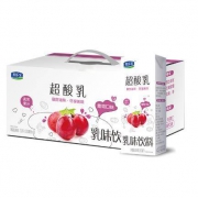 君乐宝（JUNLEBAO）超酸乳葡萄味乳味饮料 250ml*12盒